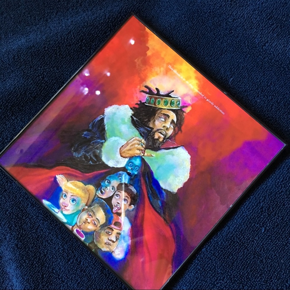 J.cold framed album cover